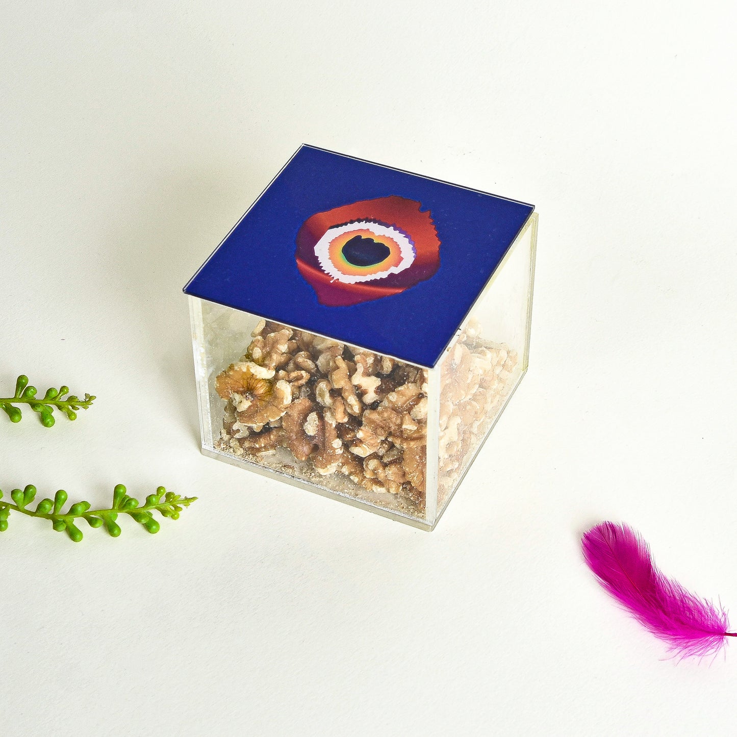 Three Feathers Boxes Set of 3