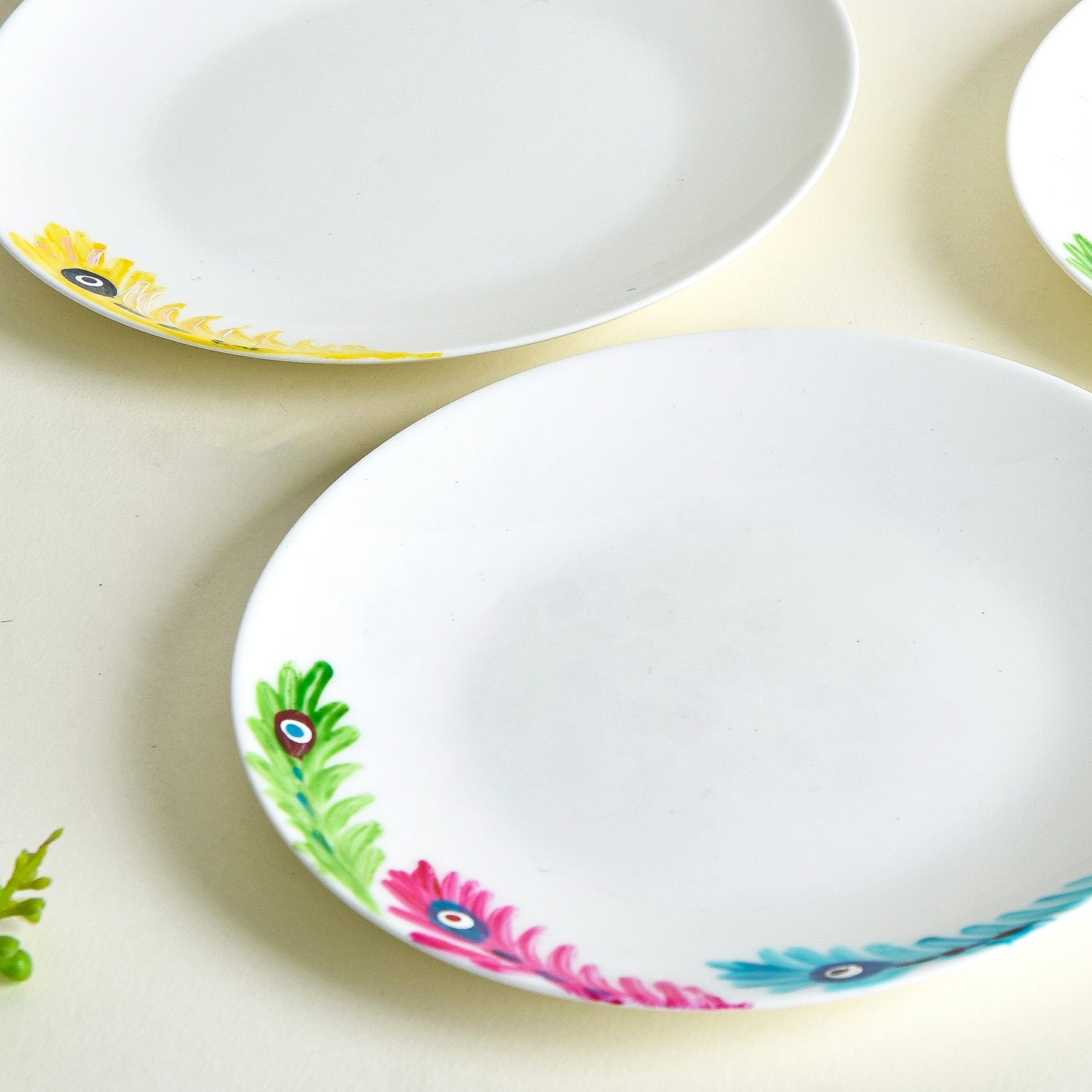 Three Feathers Dessert Plates Set of Six