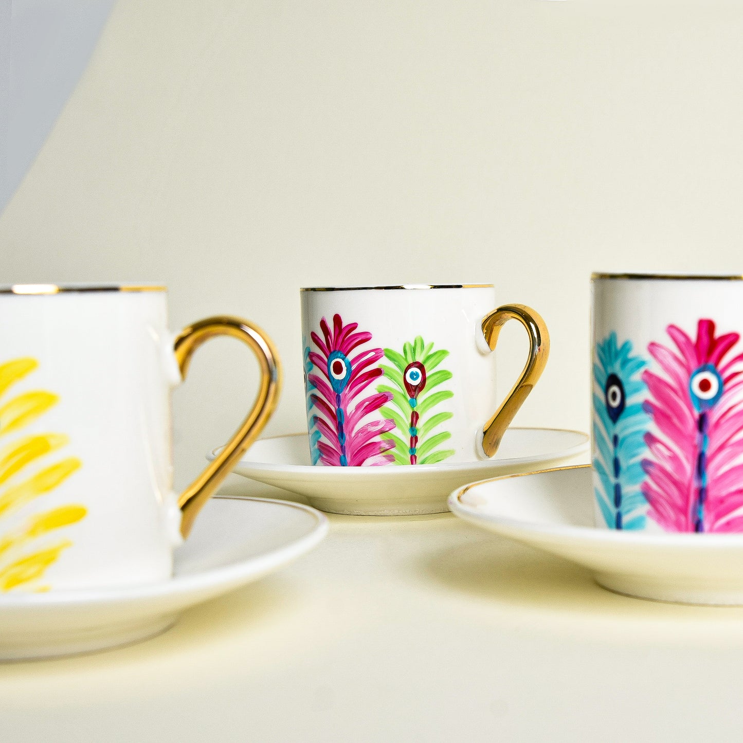 Three Feathers Turkish Coffee Cups Set of Six