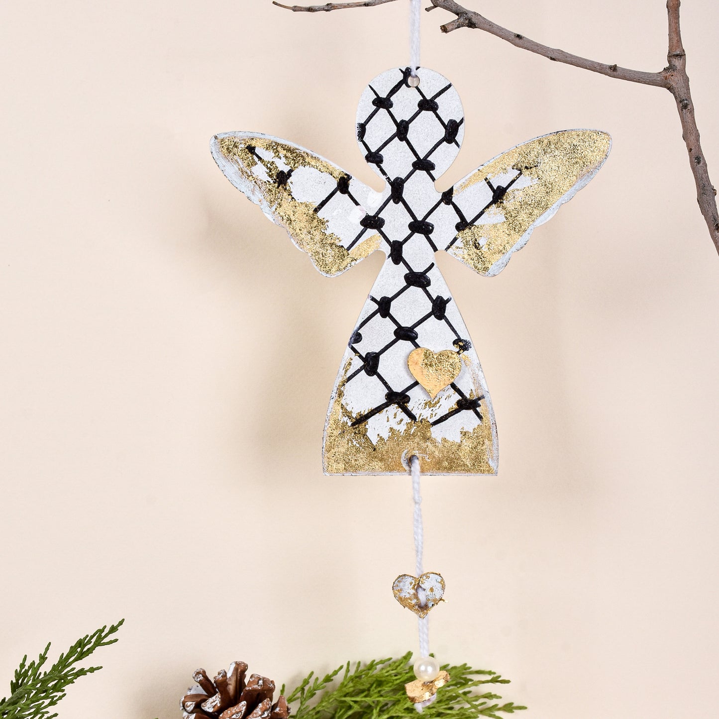 Palestine Angel Ornament