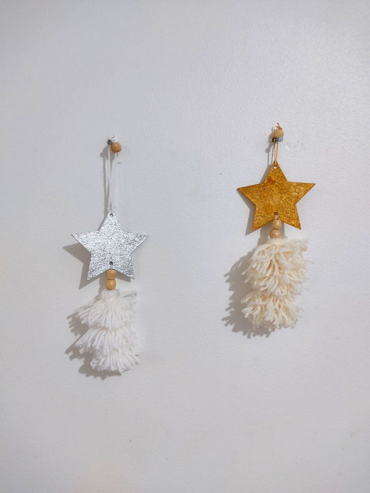Star Tree Ornament set of 2