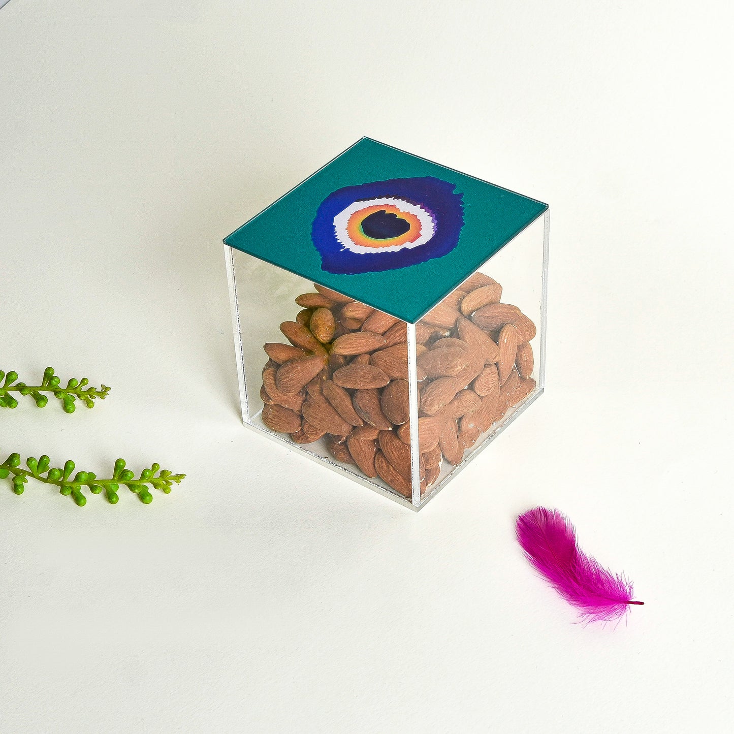 Three Feathers Boxes Set of 3