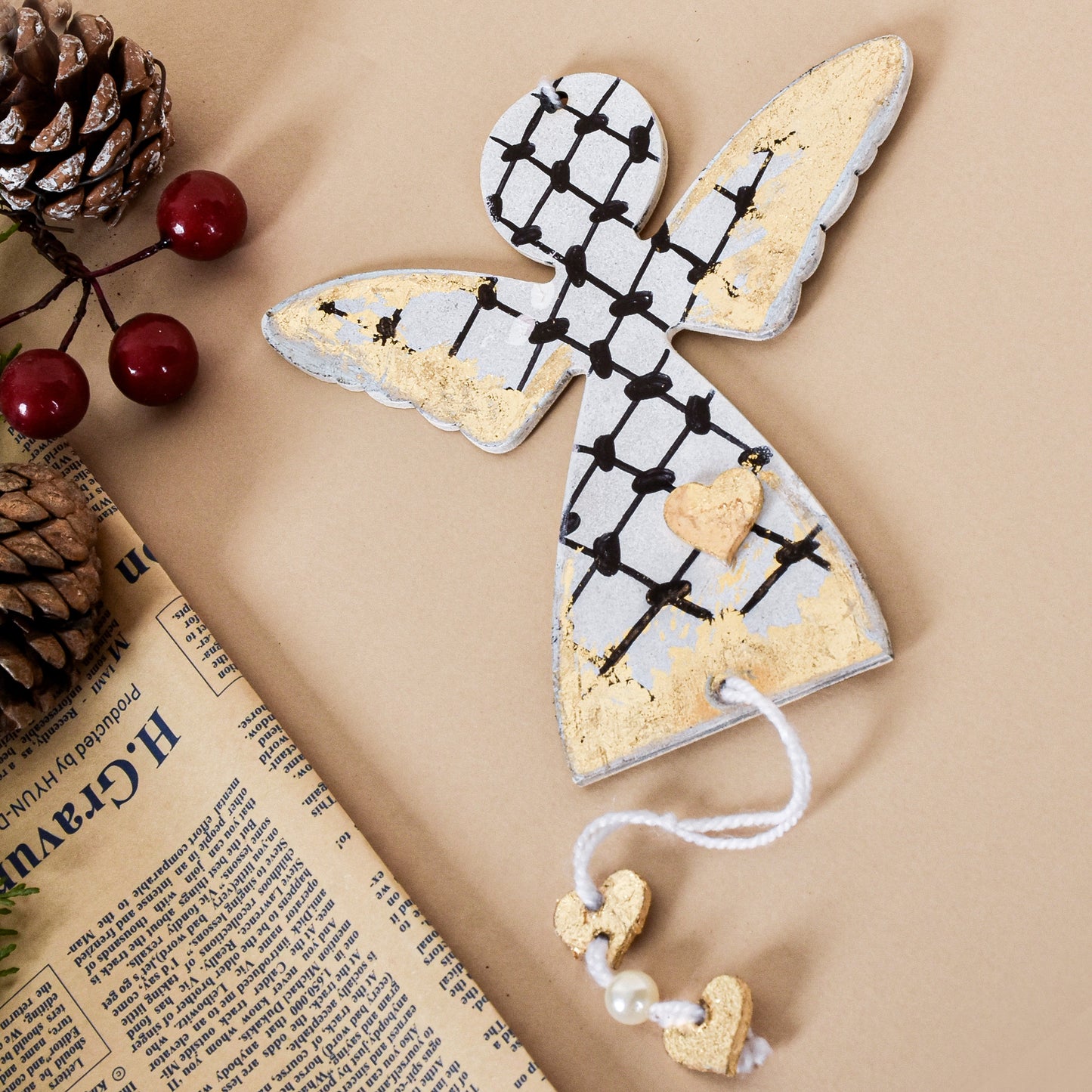 Palestine Angel Ornament