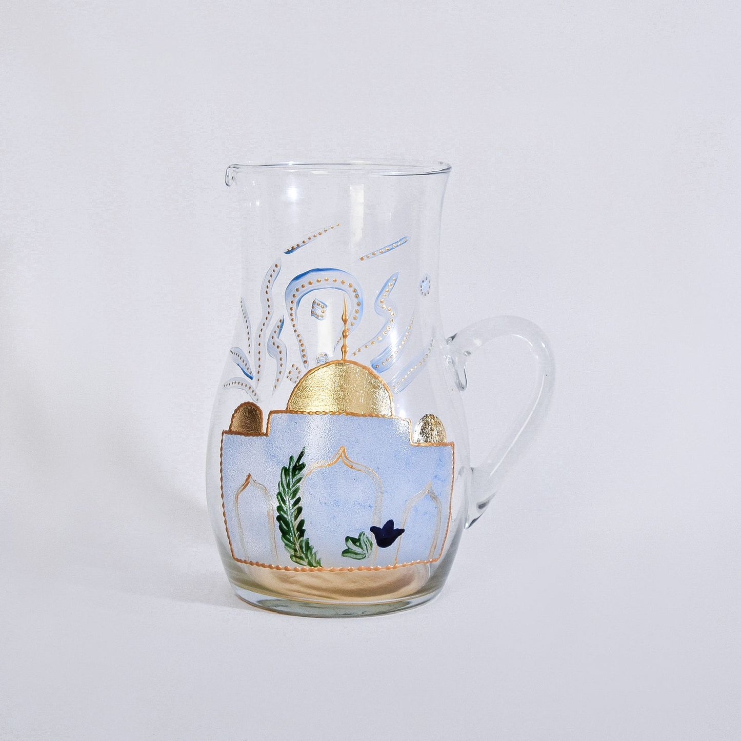 Blue Mosque with Gold Dome Water Jug