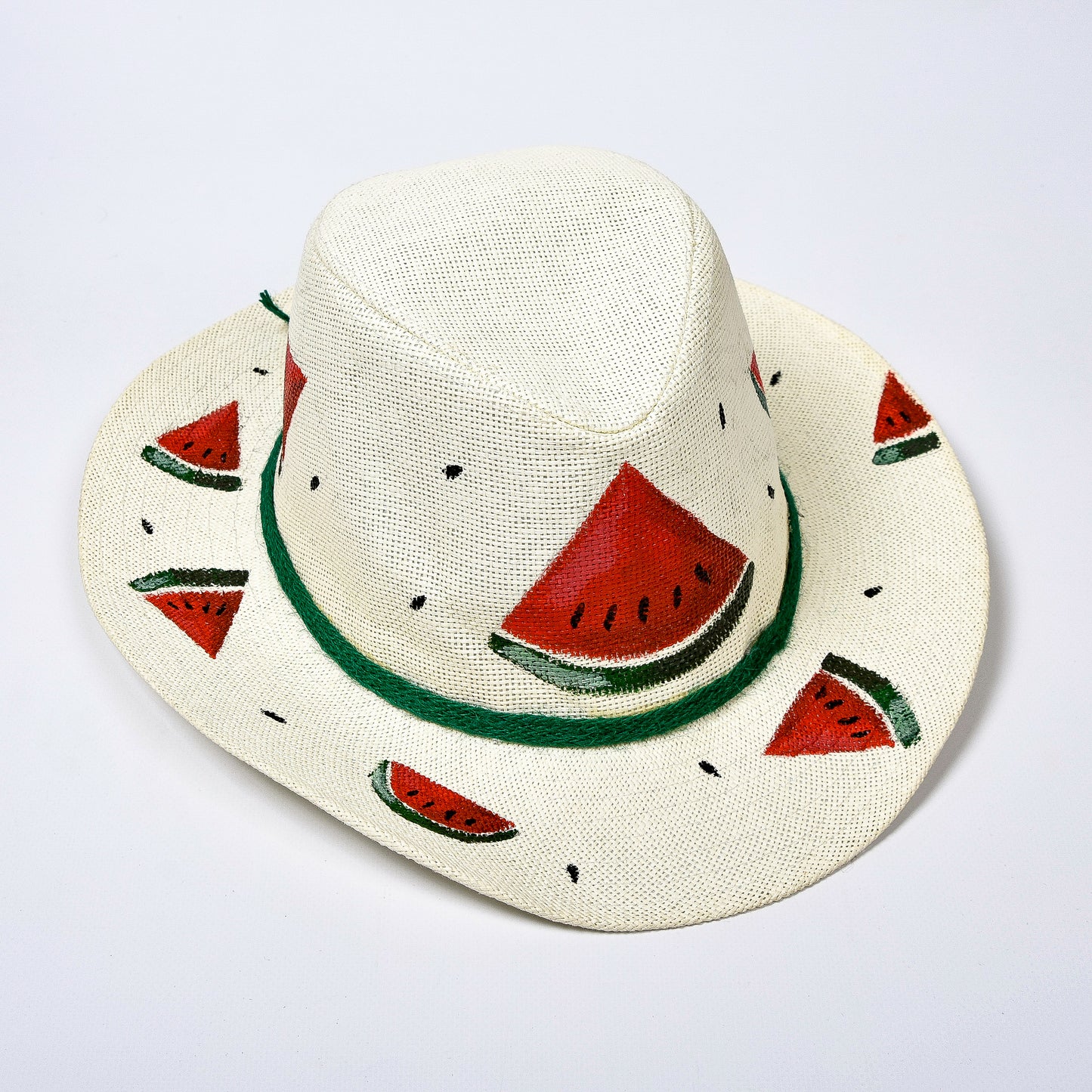 Medium White Watermelon Hat