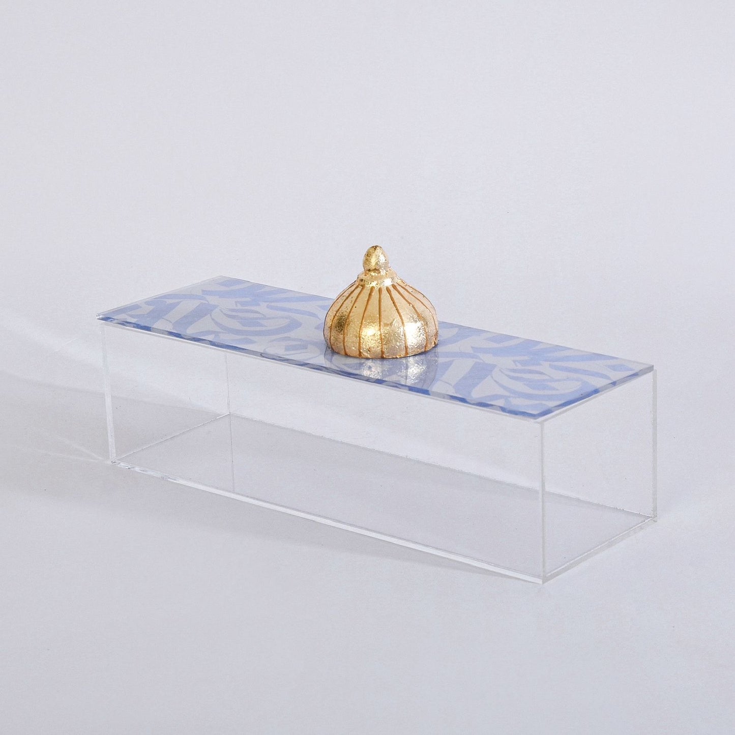 Blue Mosque with Gold Dome Plexi Long Box