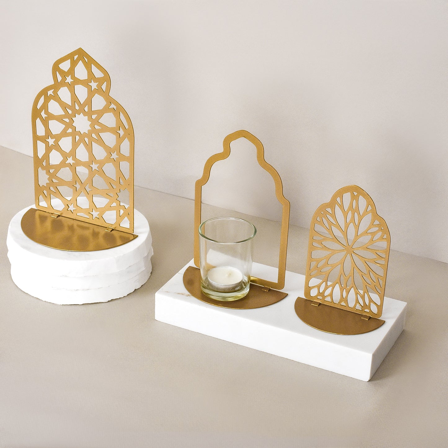 Metal Table Decoration Set of 3