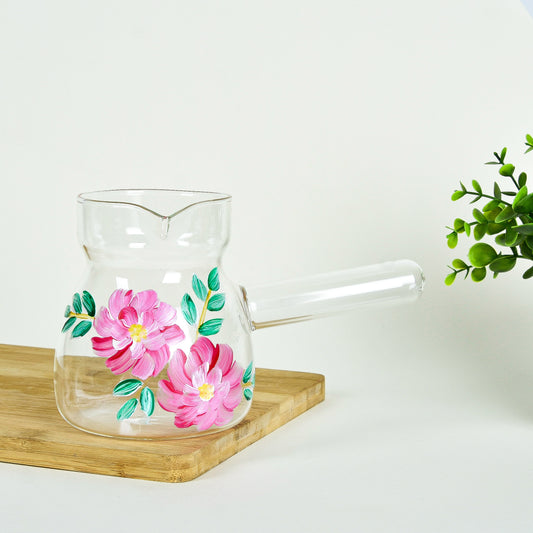 Pastel Bird & Flowers Coffee Kettle