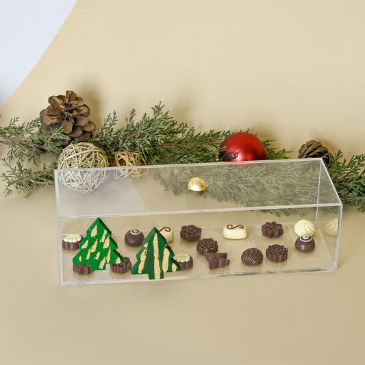 Evergreen Tree Accents – Long Acrylic Box