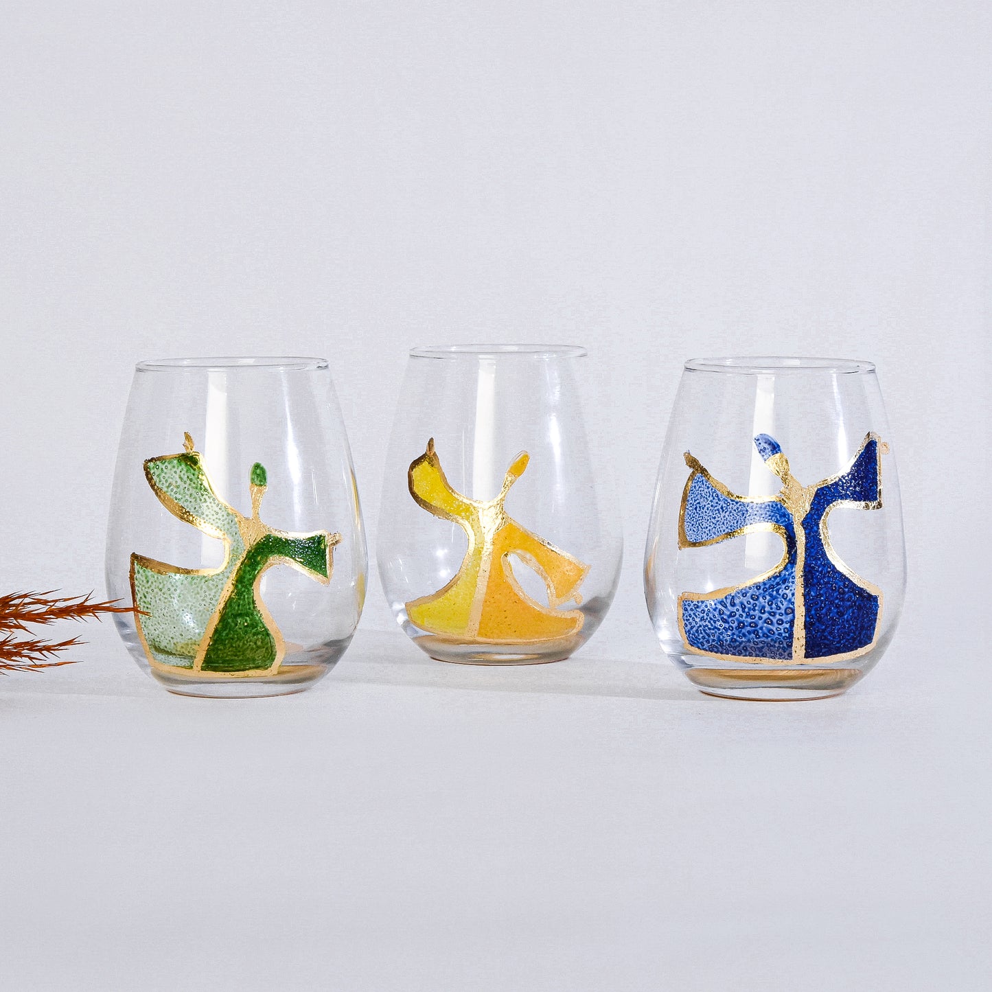 The Trio Dervish Water Cups Set of Six