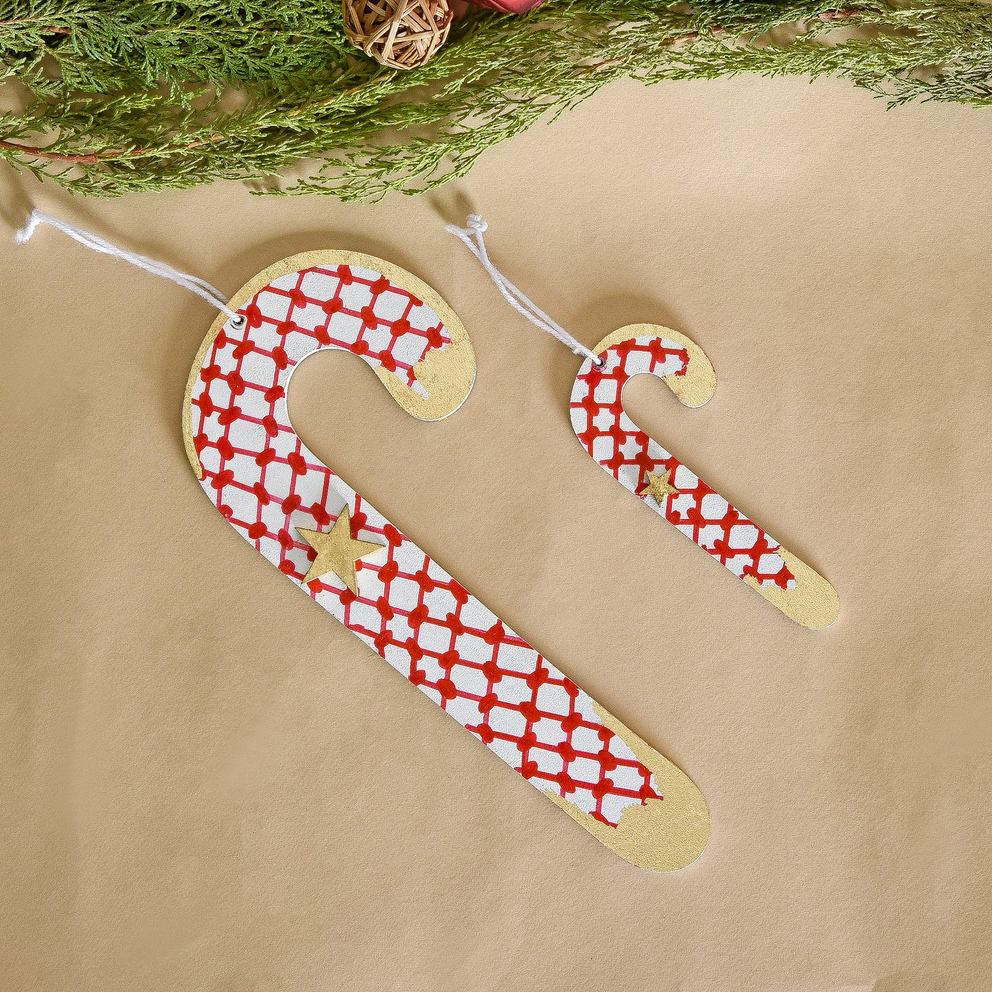 Jordan Big Ornament Cane set of 2