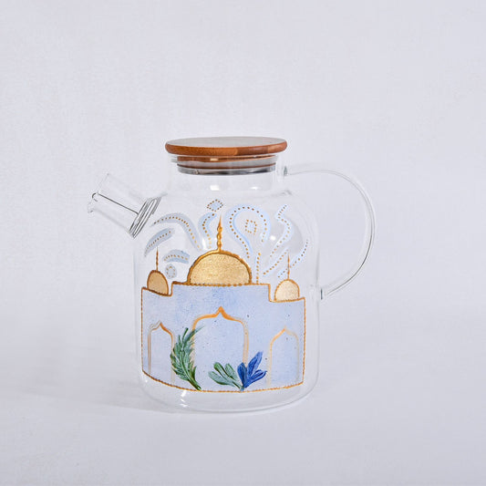 Blue Mosque with Gold Dome Teapot