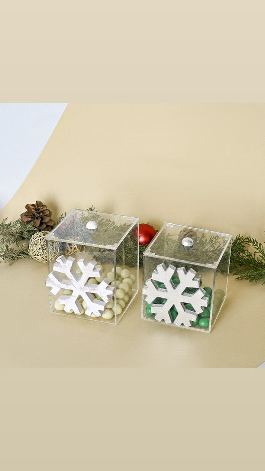 Snowflake Accents – Set of Two Boxes