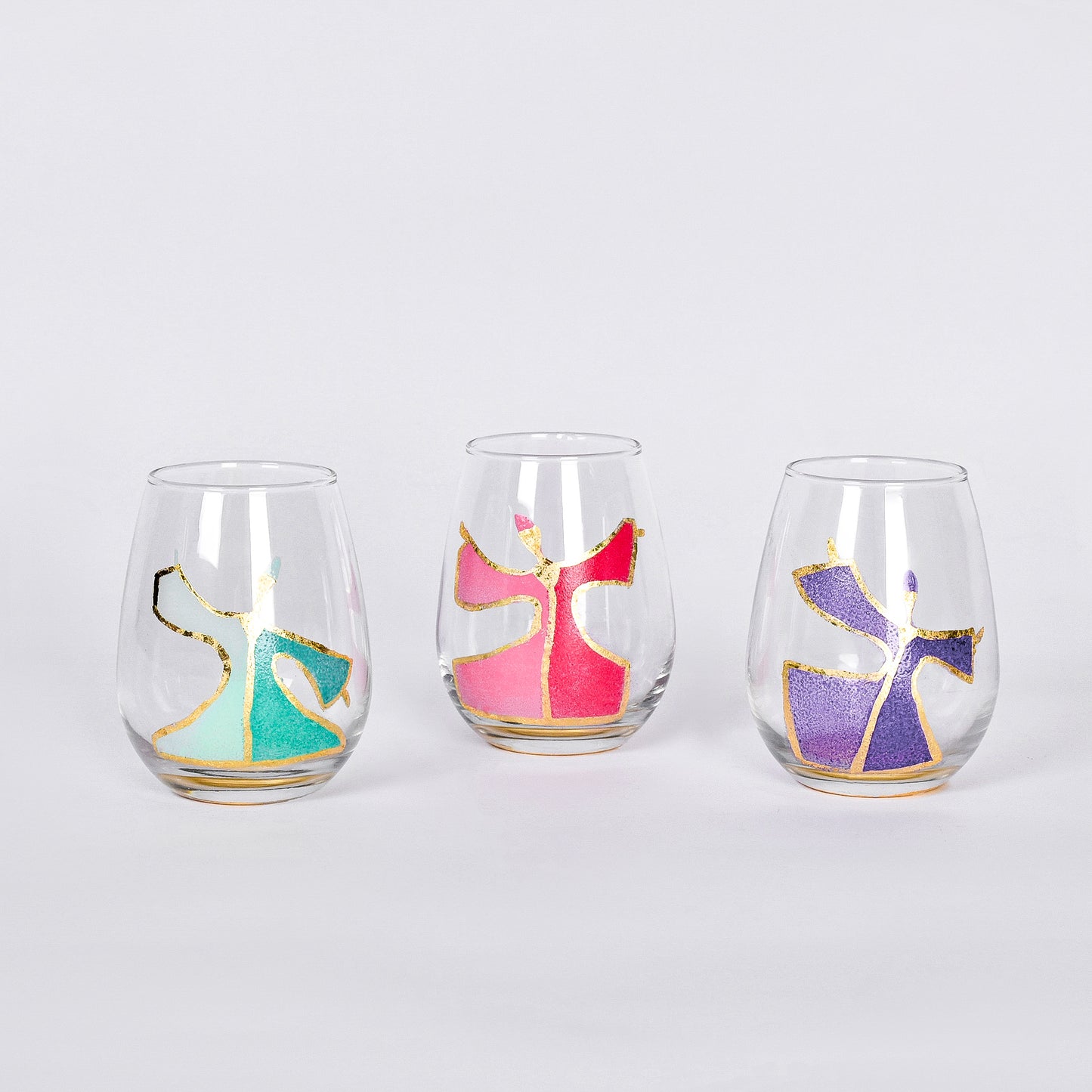 The Trio Dancing Dervish Water Cups Set of Six