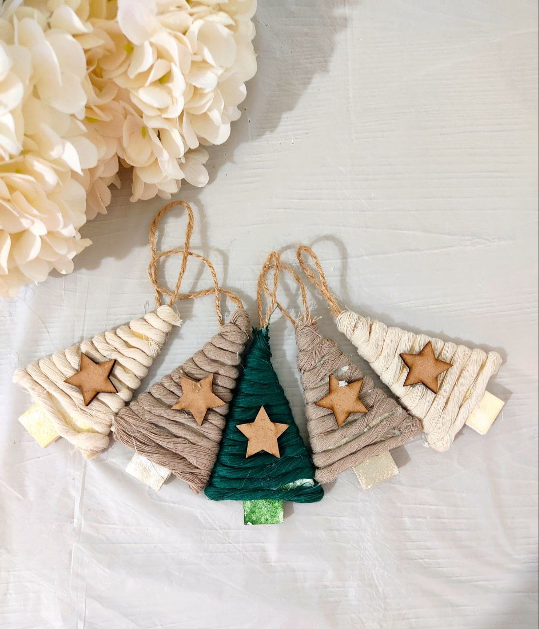 Christmas Tree Ornament set of 2