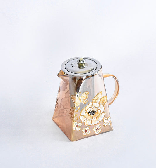 Gold Butterfly Teapot