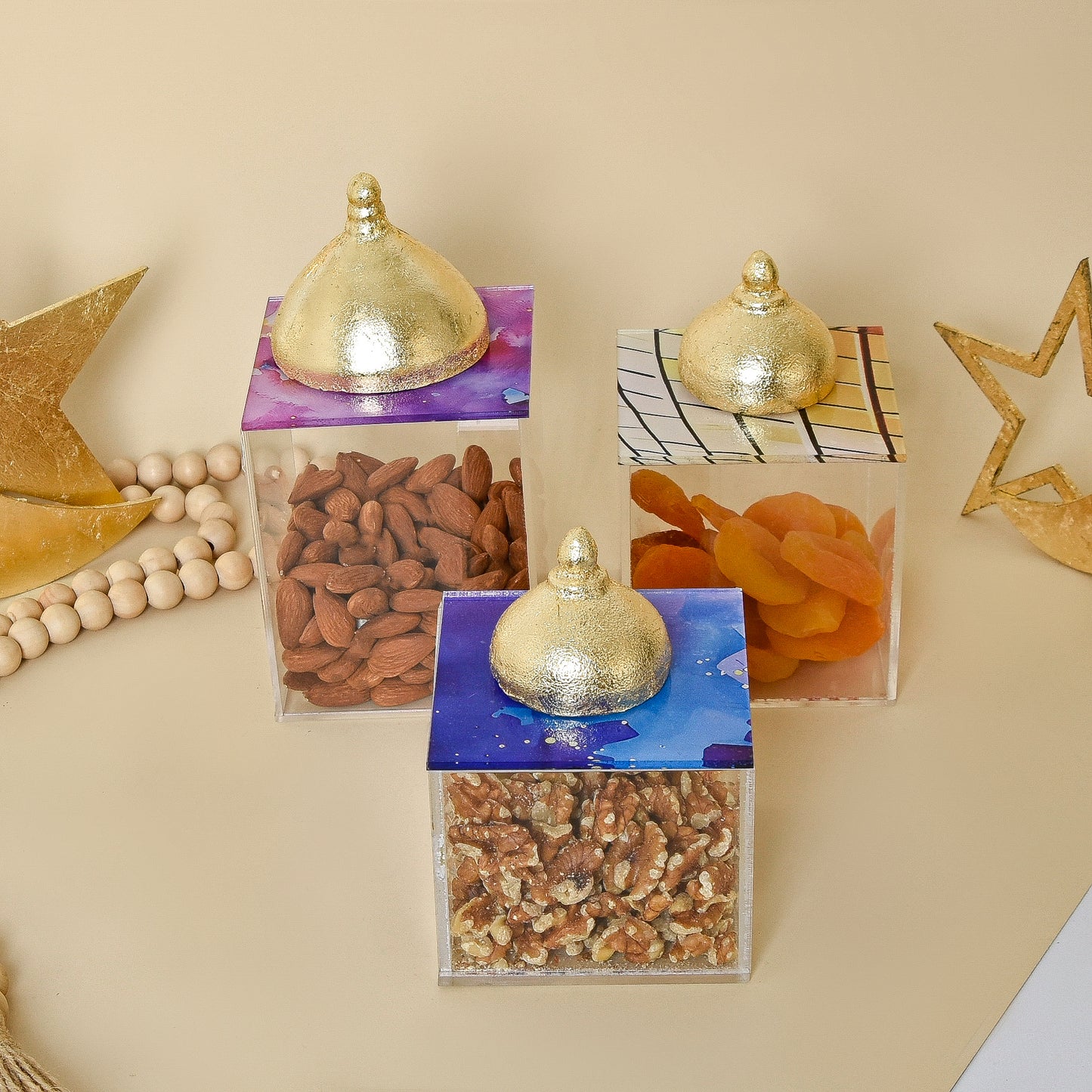 Golden Dome - Acrylic Box Set of Three