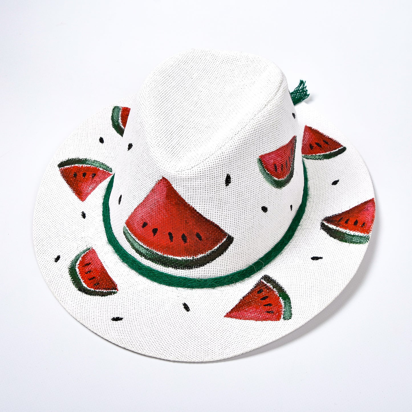 Medium White Watermelon Hat