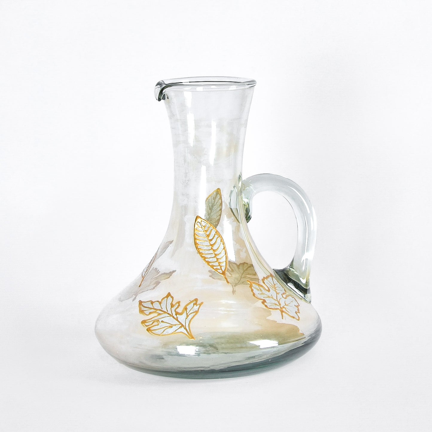 Gold Leaves Water Jug