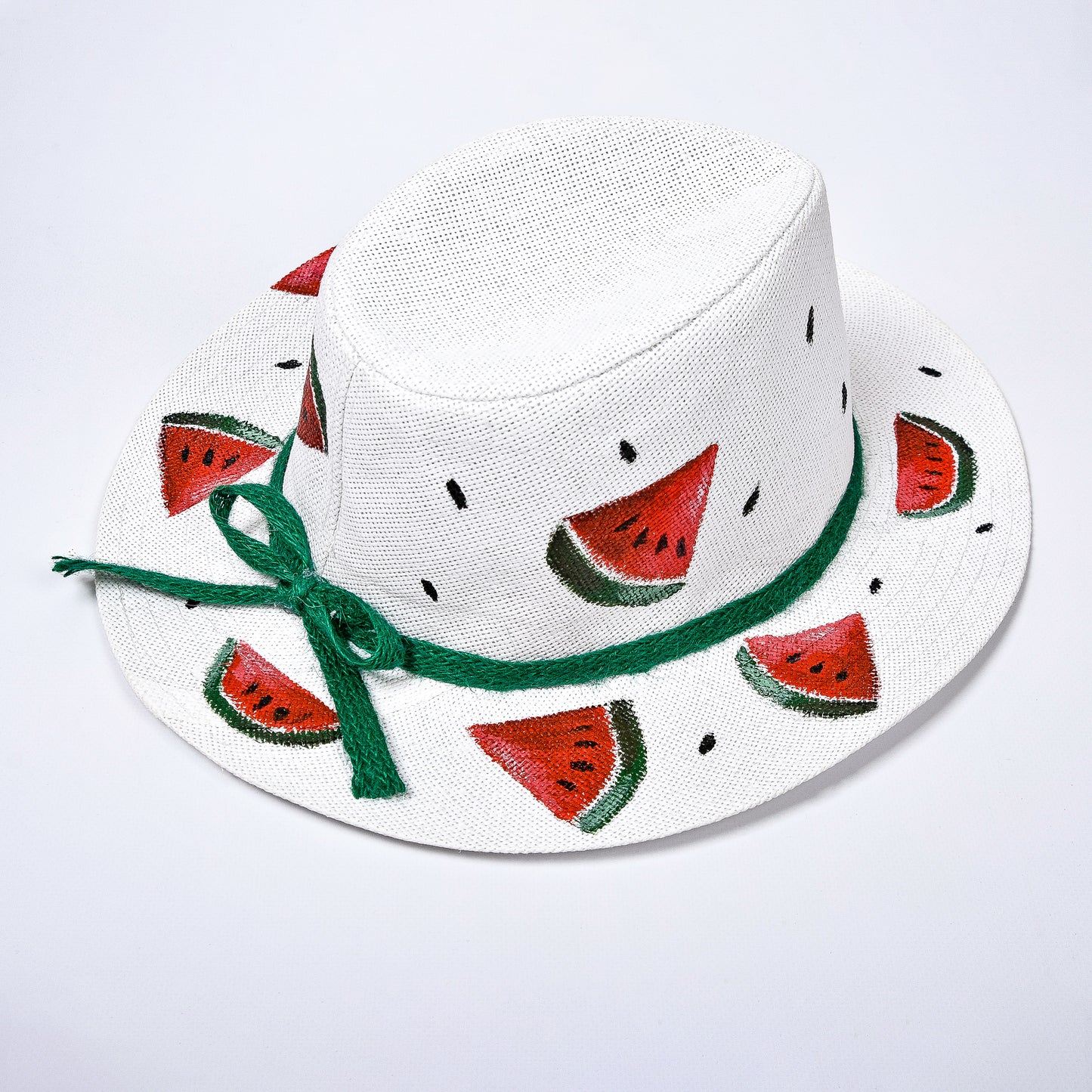 Medium White Watermelon Hat