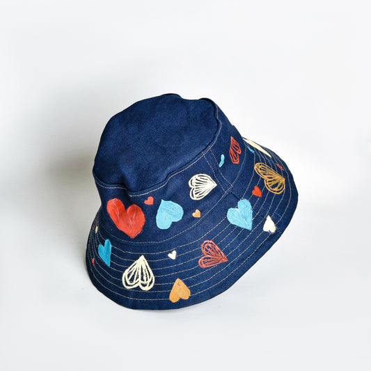 All Hearts Denim Hat