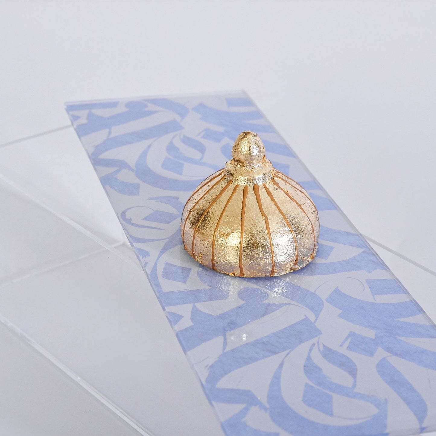 Blue Mosque with Gold Dome Plexi Long Box