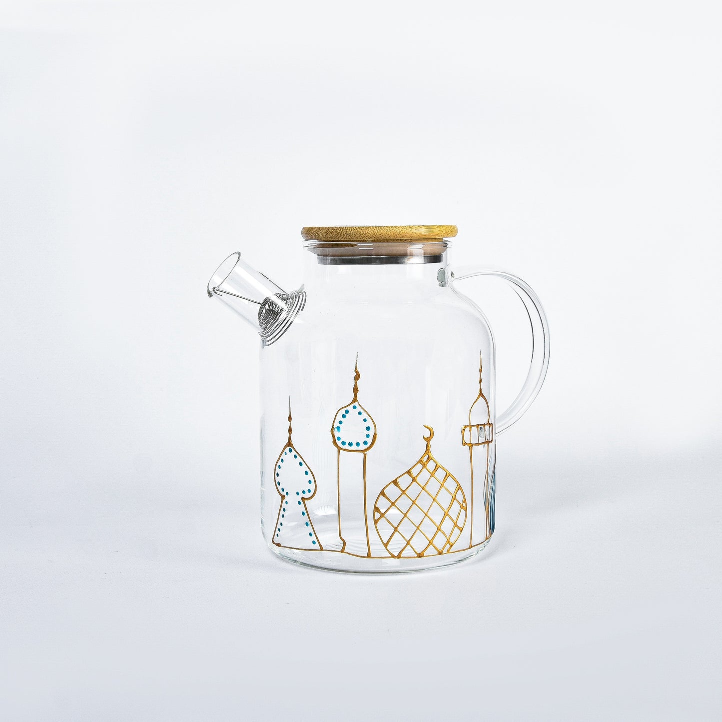 Islamic Village Gold Outline Teapot