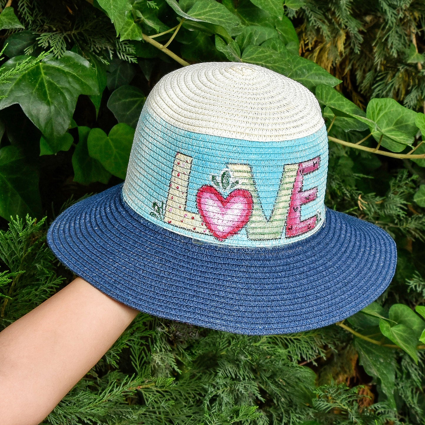 Small Blue Love Hat