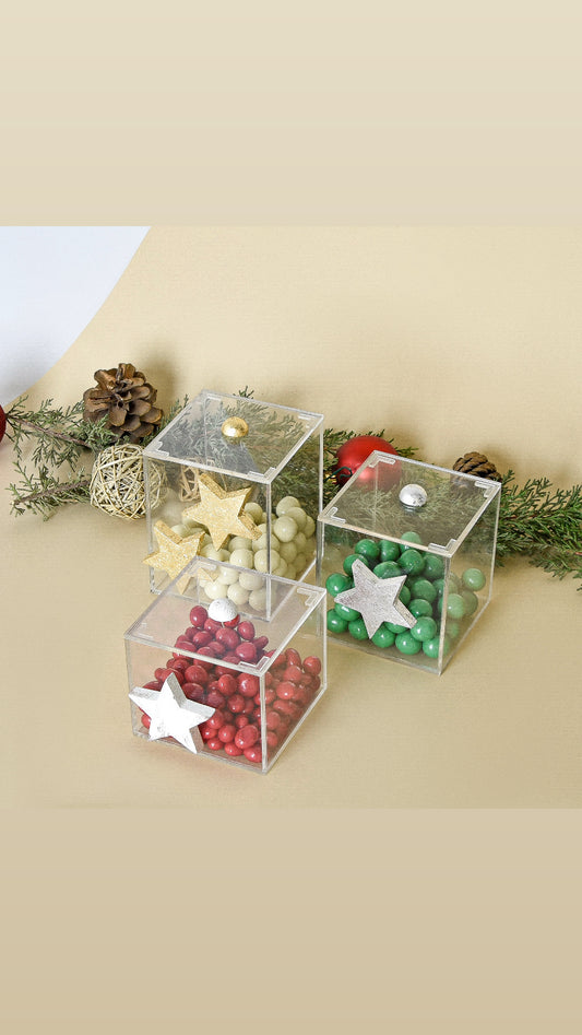 Mixed Stars Accents – Set of Three Boxes